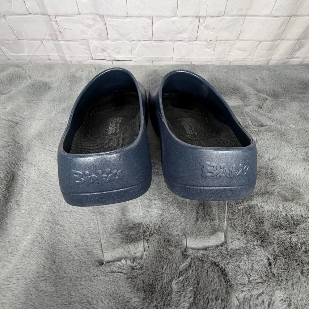 Birkenstock Navy Blue Slip-On Clogs - Picture 3 of 6